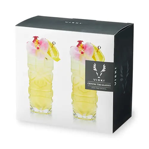 S/2 Crystal Tiki Glasses