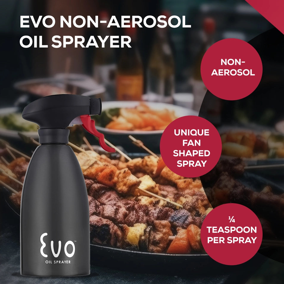 Red Stainless 16oz EVO Oil Sprayer