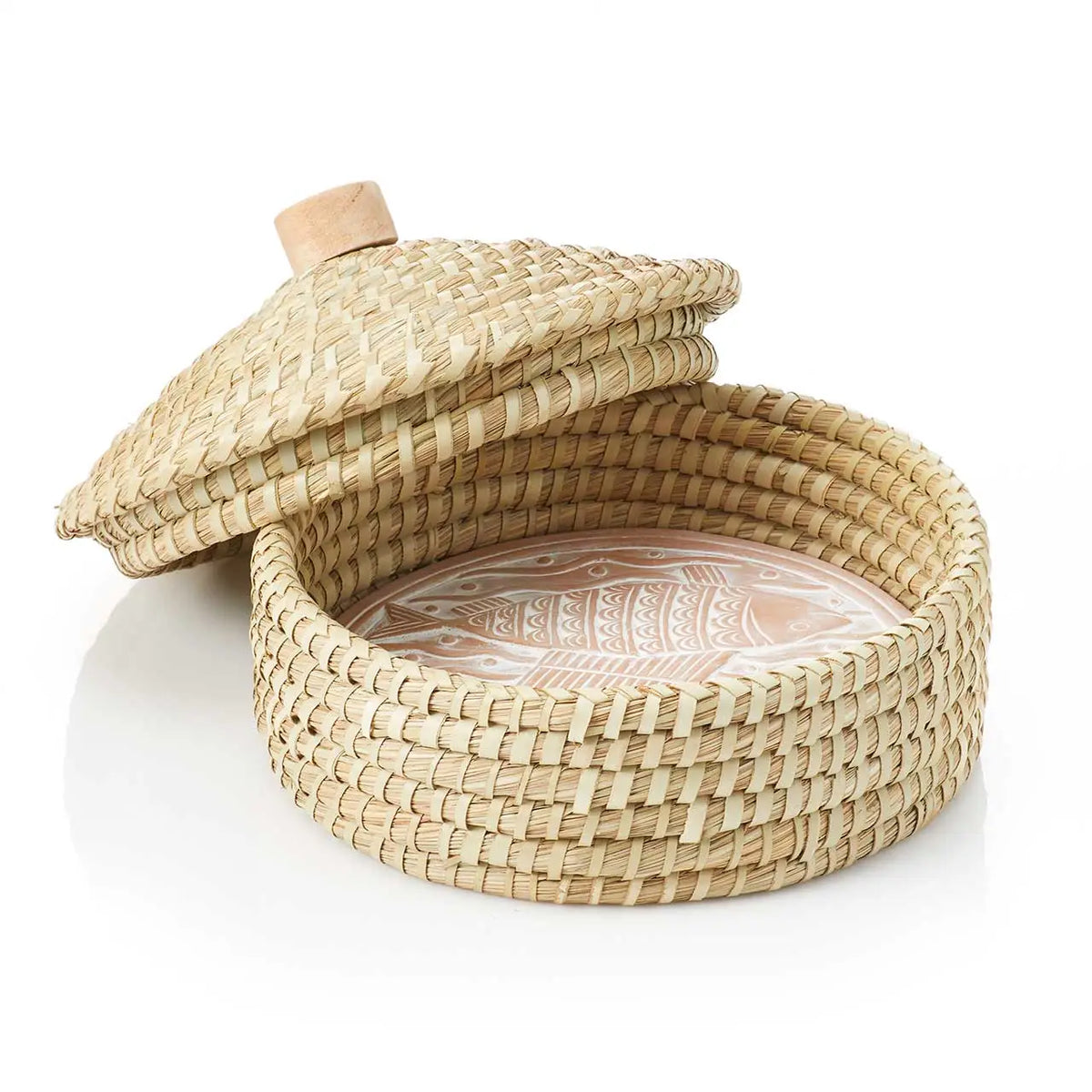 Macha Round Lidded Breadwarmer