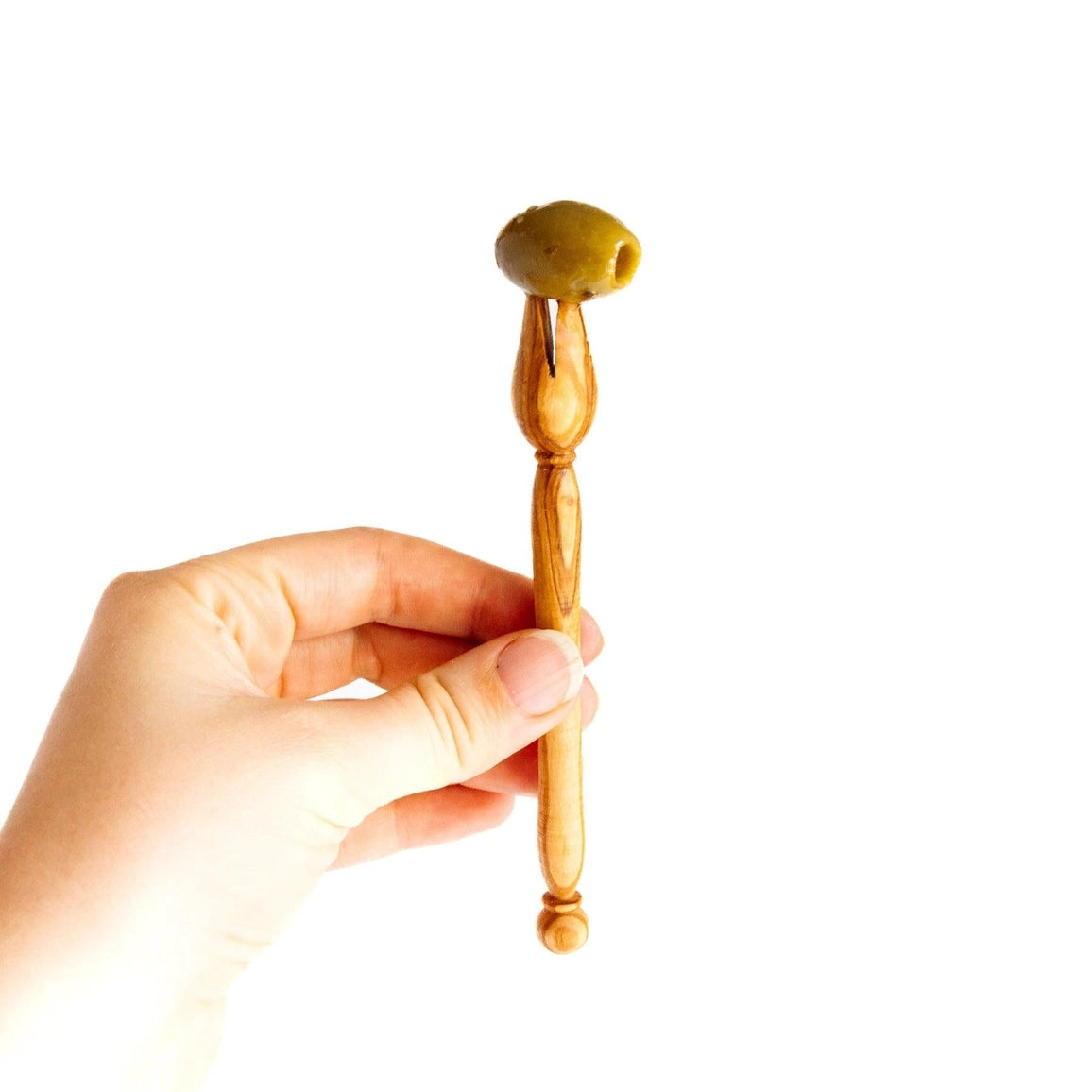 Olive Wood Pickle Fork