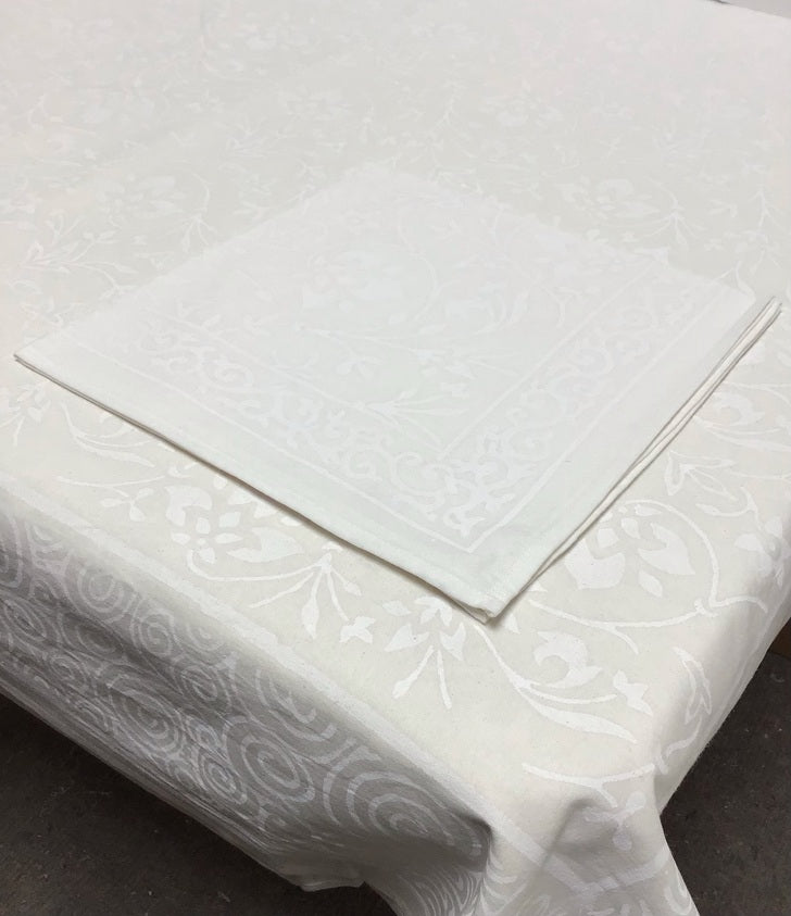 White on White Napkin