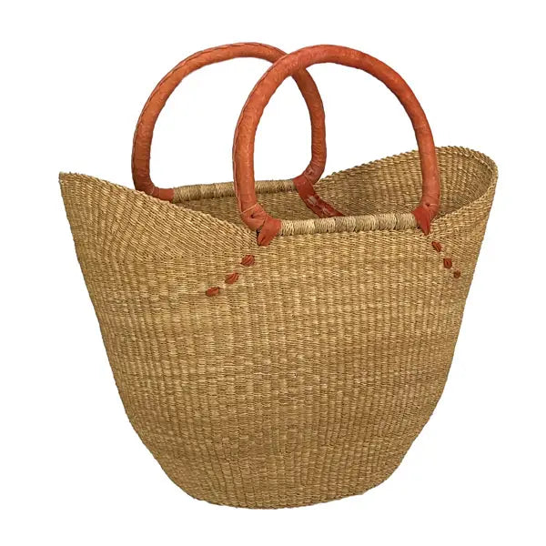 Natural Thin Rim Shop Tote
