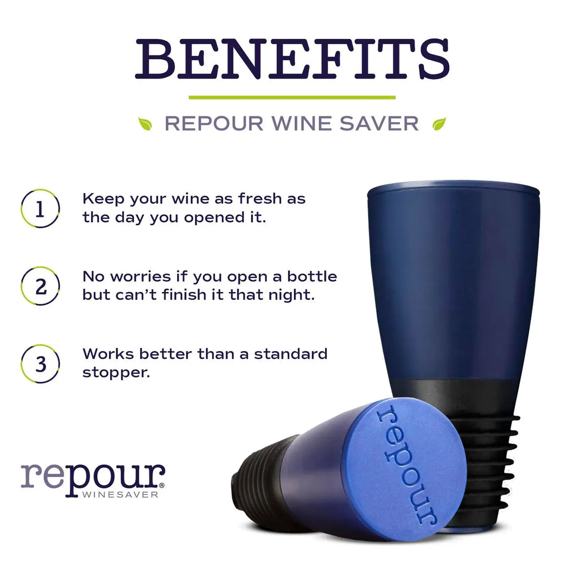 Repour Wine Stoppers, Set of 4