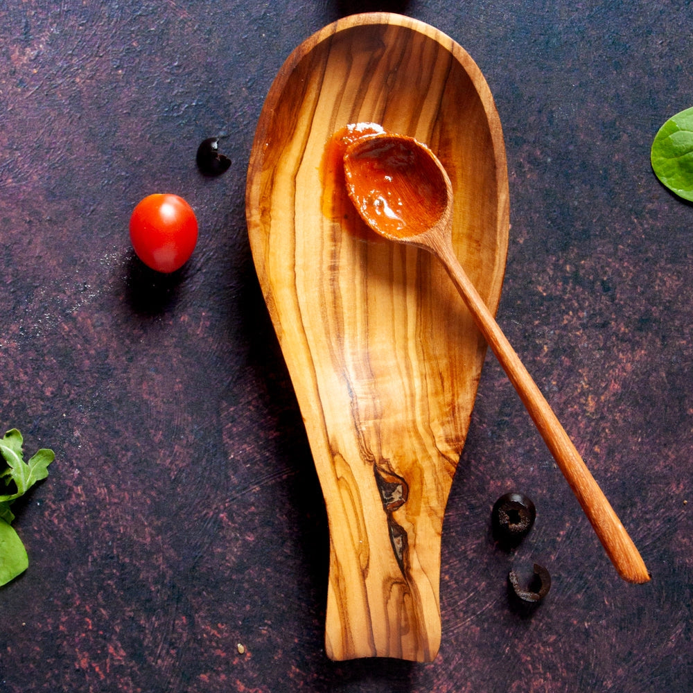 Olive Wood Spoon Rest