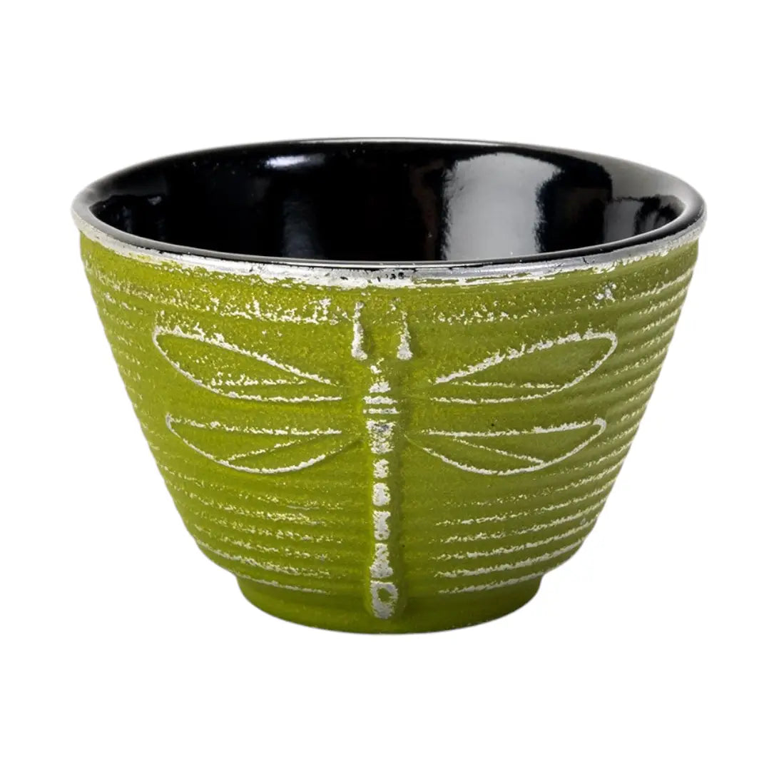 Green Dragonfly 4oz Cast Iron Teacup