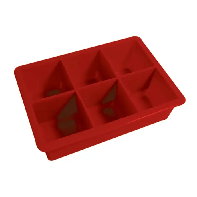 Red Jumbo Silicone Ice Tray