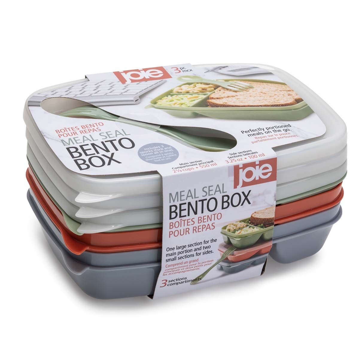 Joie S/3 Bento Box 2/Spork