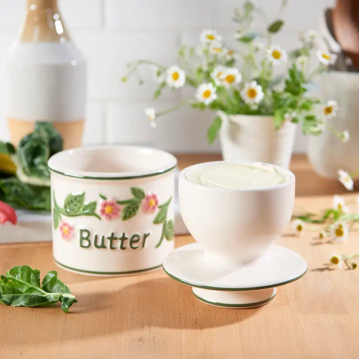 Raised Floral Butter Bell