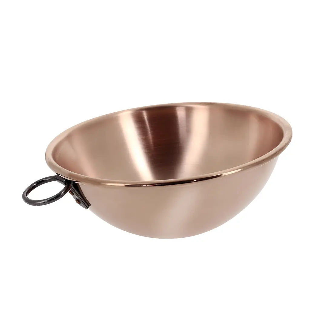 10.25" Copper Mixing Bowl, Beating Egg Whites