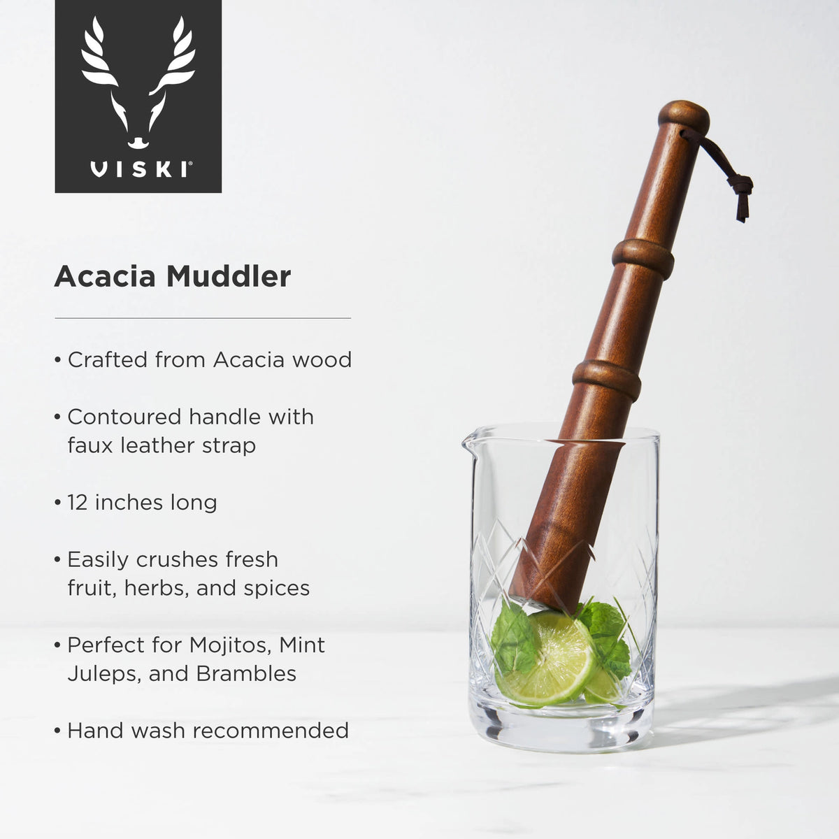 12" Acacia Muddler