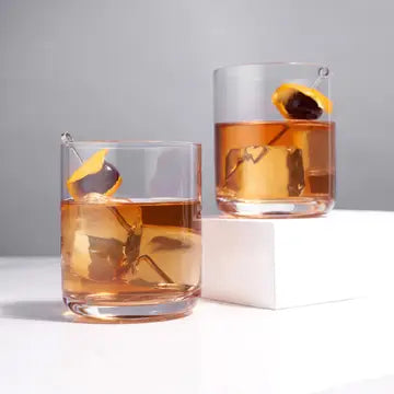 S/2 Crystal Whiskey Tumblers