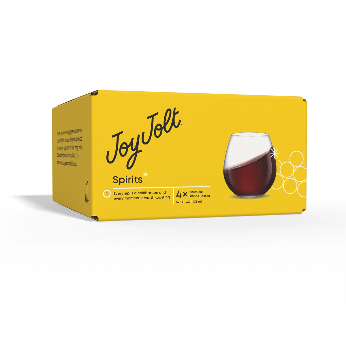 S/4 Stemless Red Wine 15oz