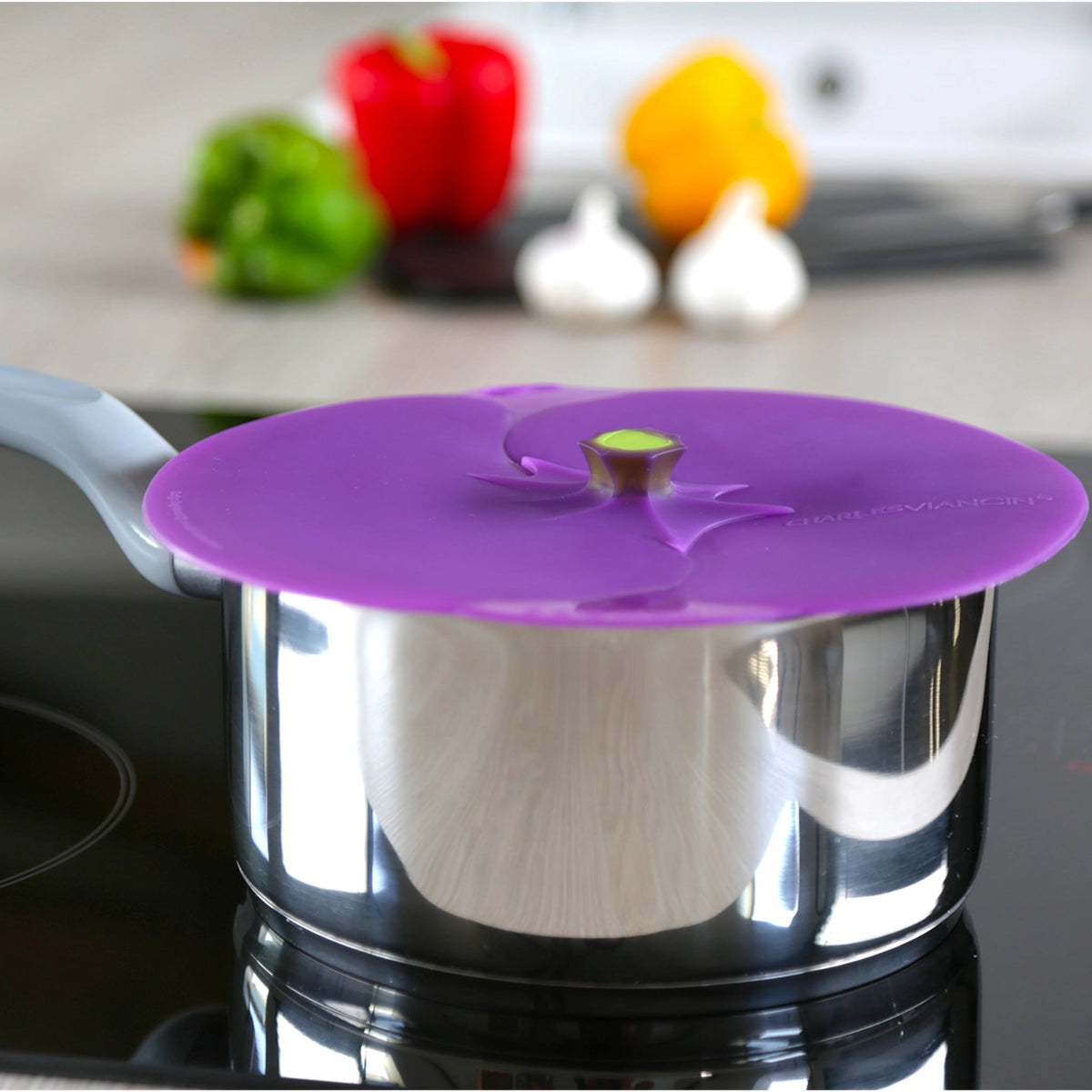 Eggplant 8" Lid