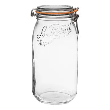 3L Glass Jar Swing-top