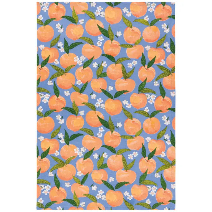 Peaches Set of 2 Dishtowels