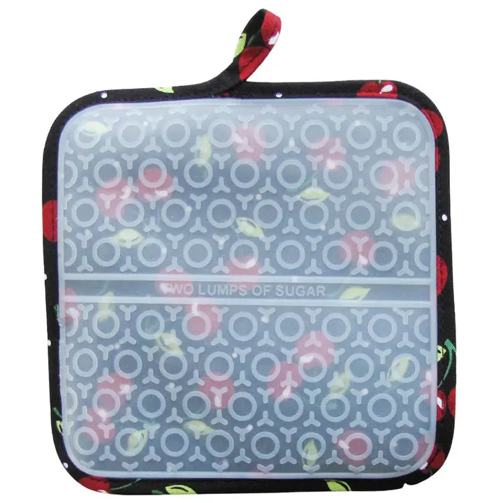 Black Cherries Pot Holder