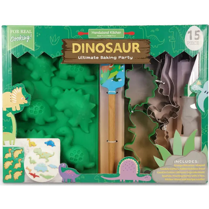 Dinosaur 15 pc Ultimate Baking Party – Cookie, Cupcake & Tools