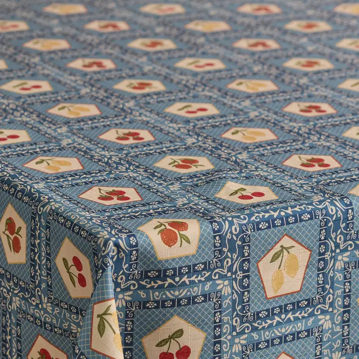 60x90 Italian Tiles Tablecloth