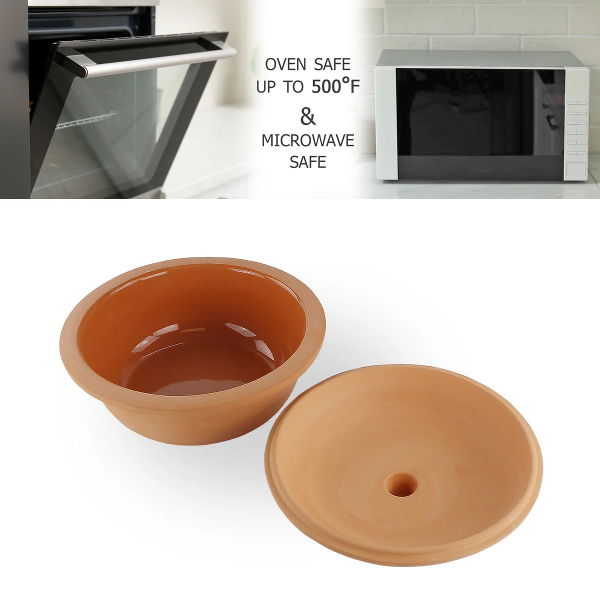 4qt Round Eurita Clay Dutch Oven