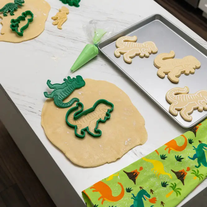 Press-O-Saurus Cookie Cutter Stamp Set