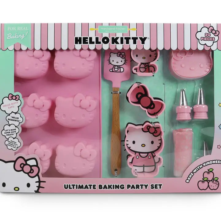 Hello Kitty 18 pc Ultimate Baking Party – Cookie, Cupcake & Tools