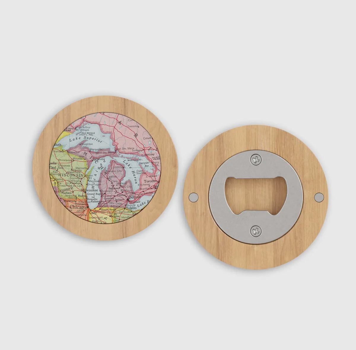 Michigan Map Magnetic Bottle Opener