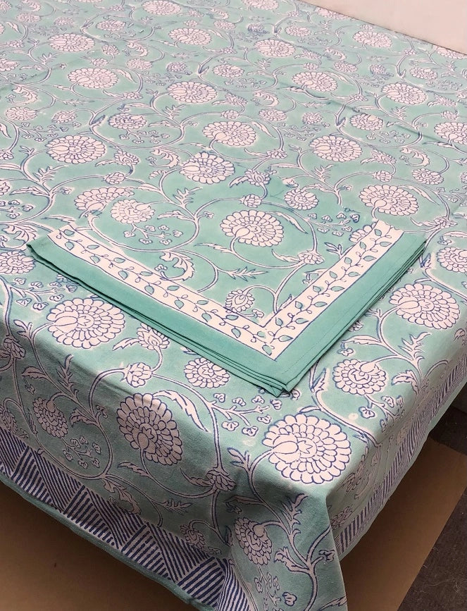 Tablecloth 60x60 Burg Aqua