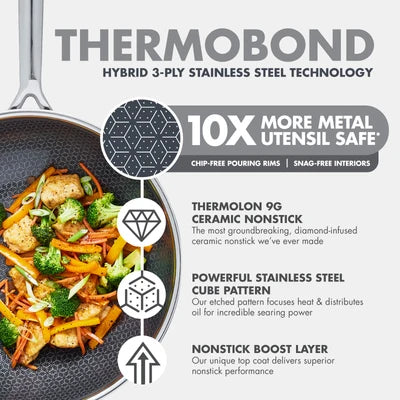 Spectra 12"/5QT Hybrid Wok w/Lid