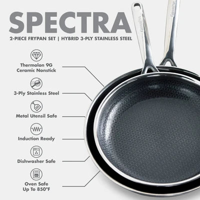 Spectra 10" & 12" Hybrid Frypan Set