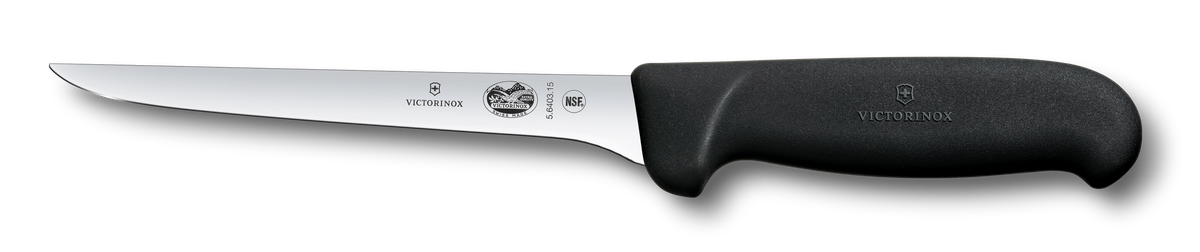 Fibrox, 6" Boning Knife Stiff, Black