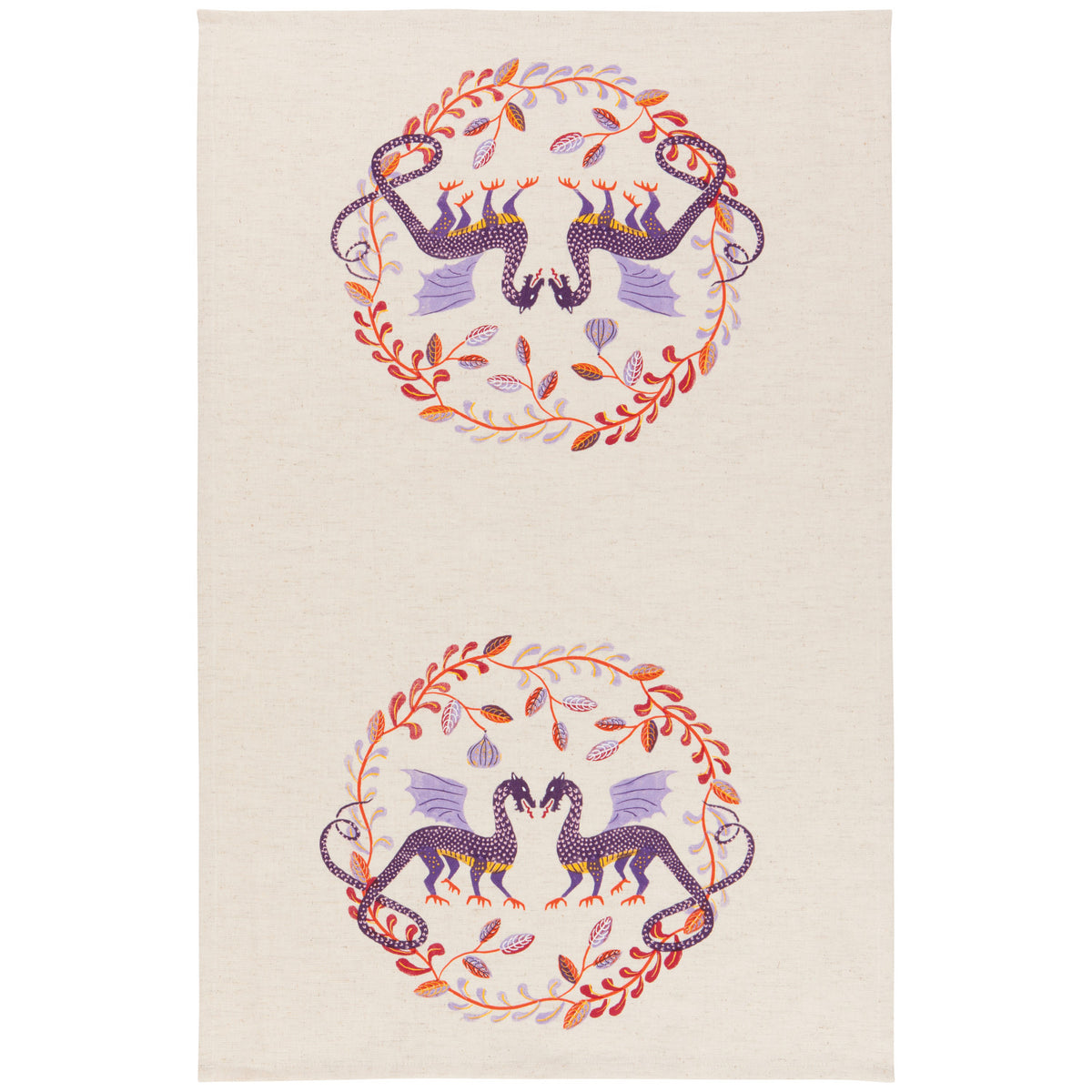 S/2 Ember Linen Cotton Dishtowels