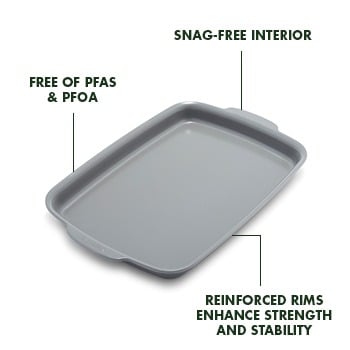Cast Aluminum 13x9 Premiere Quarter Pan Baking Sheet