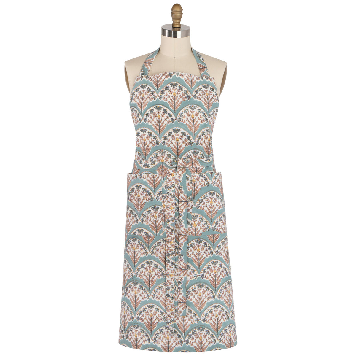 Apron Bouquet Block Print