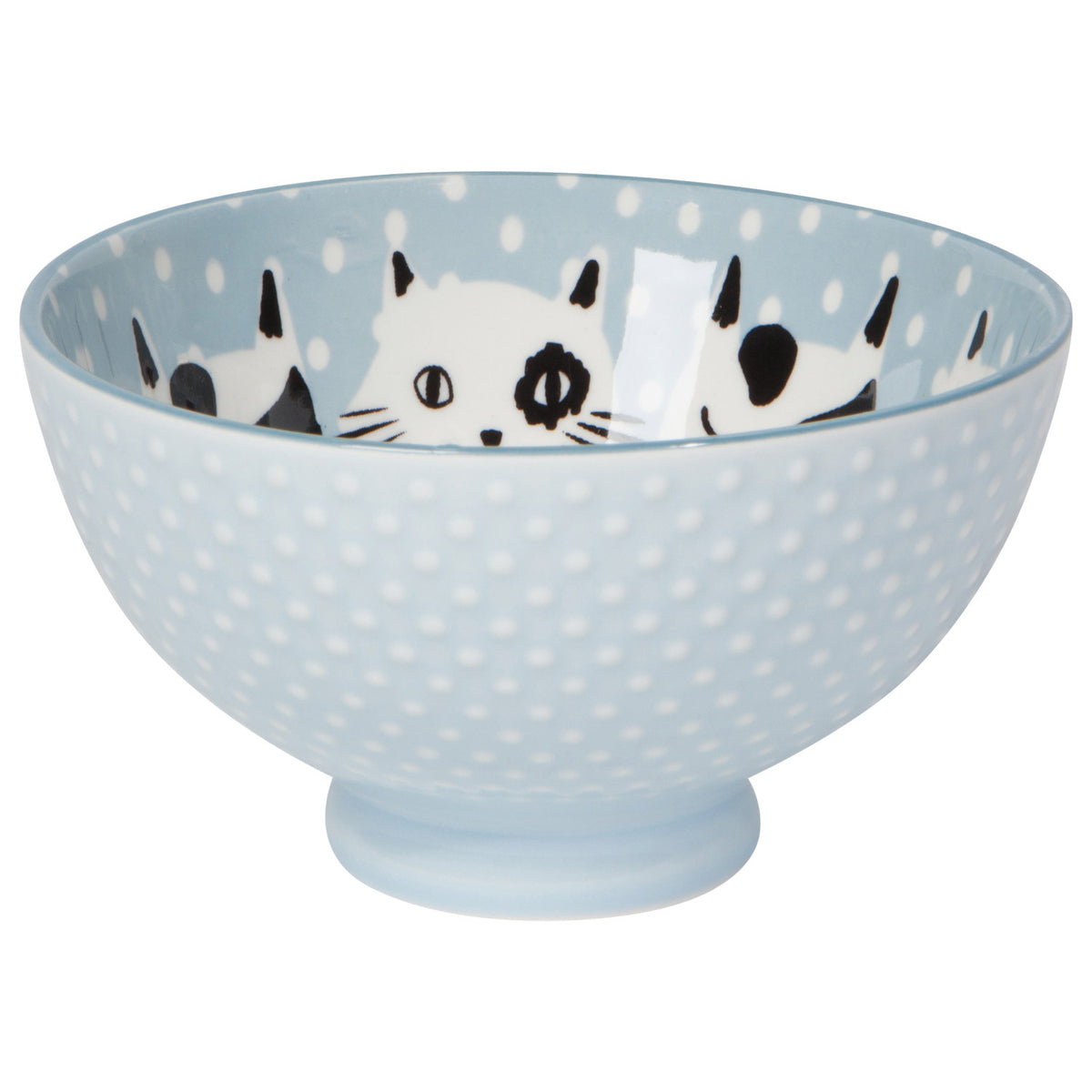 Feline Fine Stamped Bowl 4.5" Small