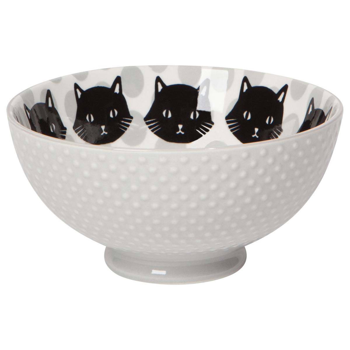 Feline Fine Stamped Bowl 6" Medium