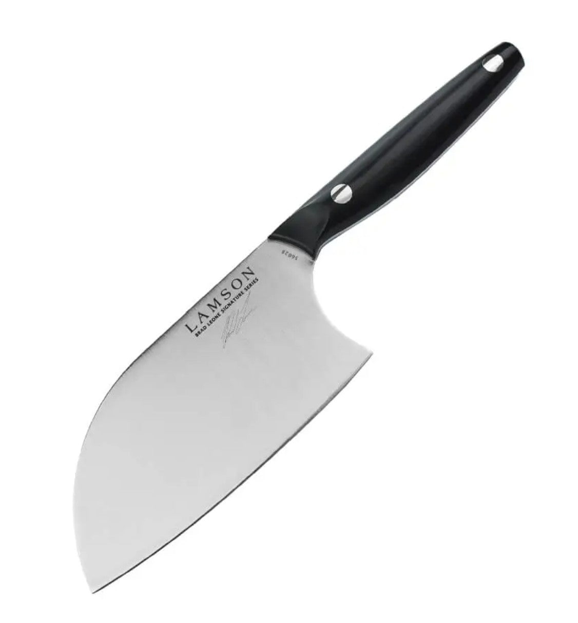 Brad Leone 6" Chinese Santoku Cleaver, Midnight G10 Black