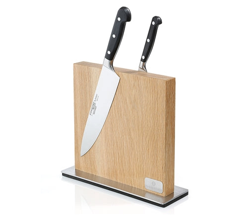Zassenhaus Magnetic Slab Knife Block, Light Wood