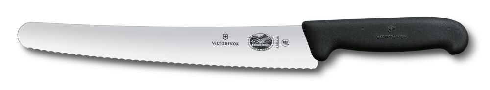 Fibrox, 10.25" Bread & Pastry Knife, Black