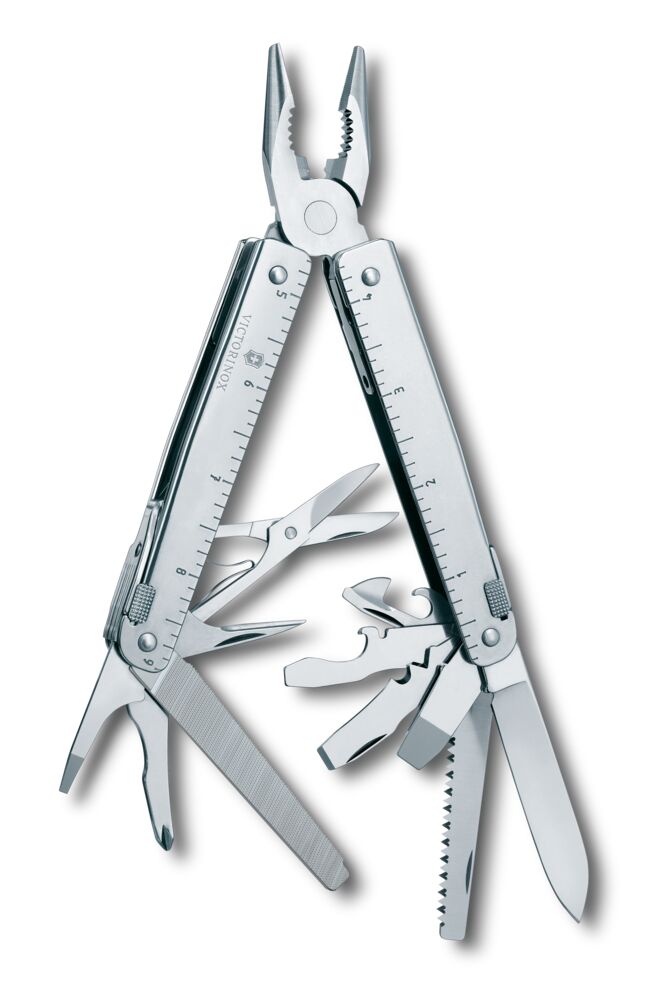 Swiss Tool X, Silver, Multitool, Swiss Army Knife