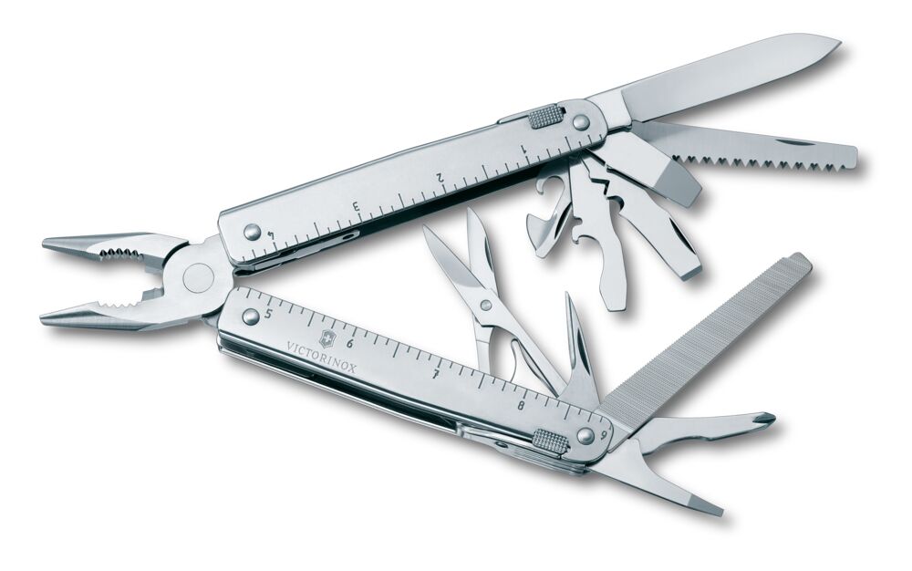 Swiss Tool X, Silver, Multitool, Swiss Army Knife