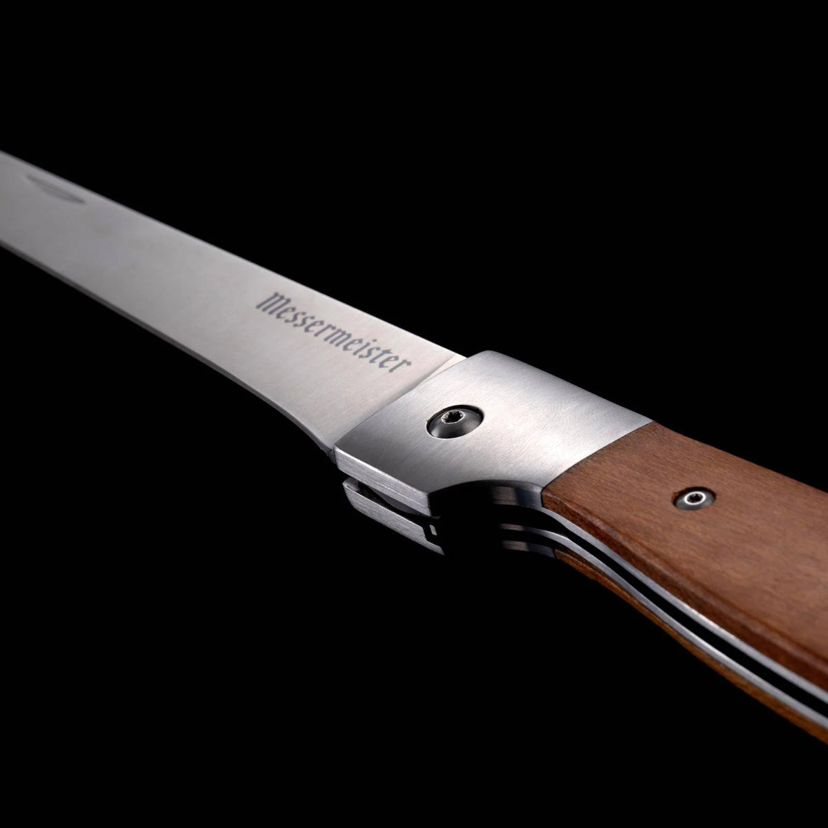 6" Adventure Chef Folding Flexible Fillet Knife, Maple Handle