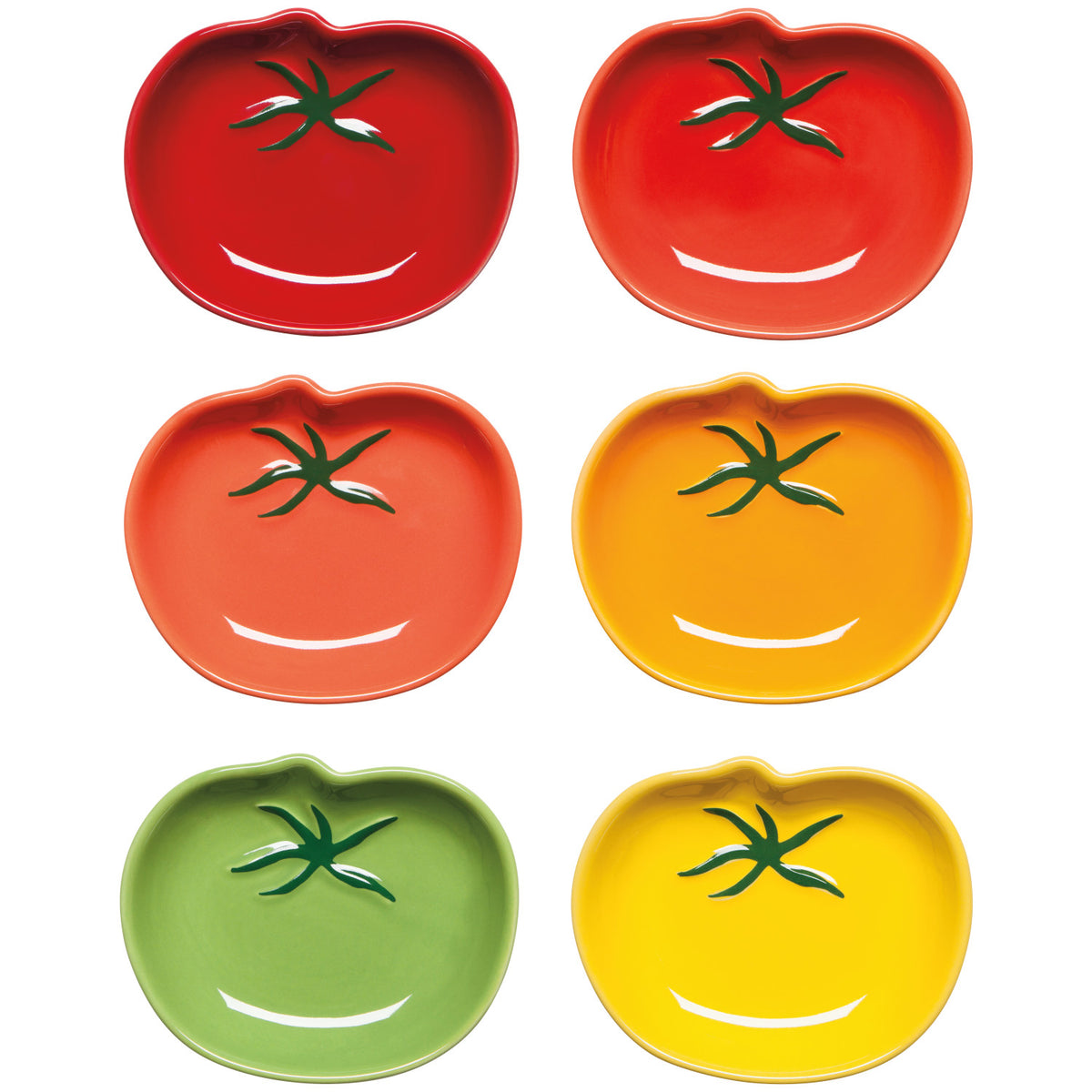 Heirloom Tomatoes S/6 Pinch Bowls