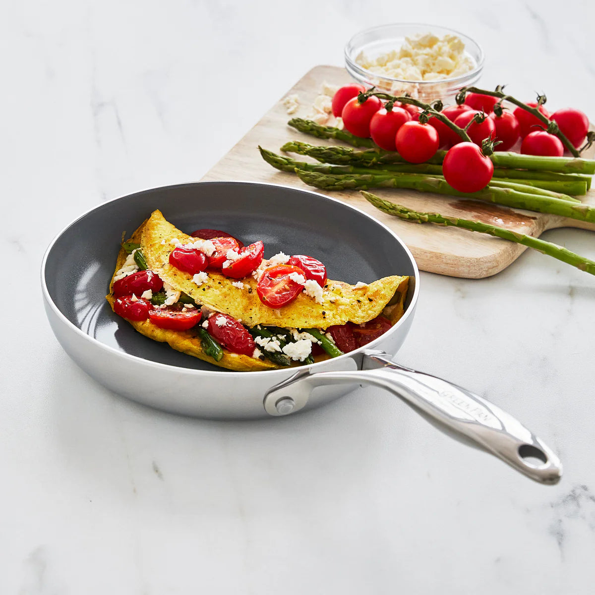 Stainless Steel 8" Valencia Pro Fry Pan