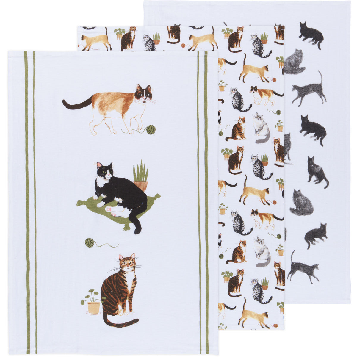 S/3 Floursack Cat Collective
