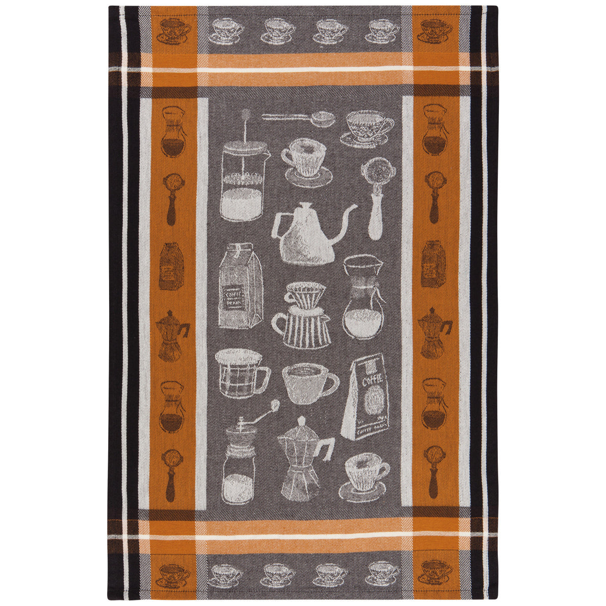 Dish Towel Jacquard Coffee Break