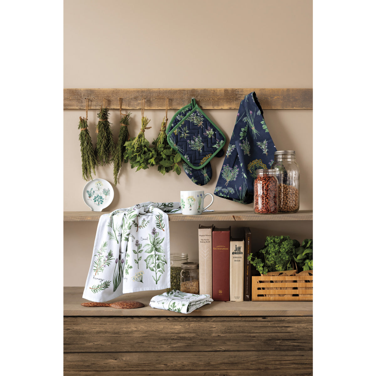 Chef Oven Mitt Fresh Herbs