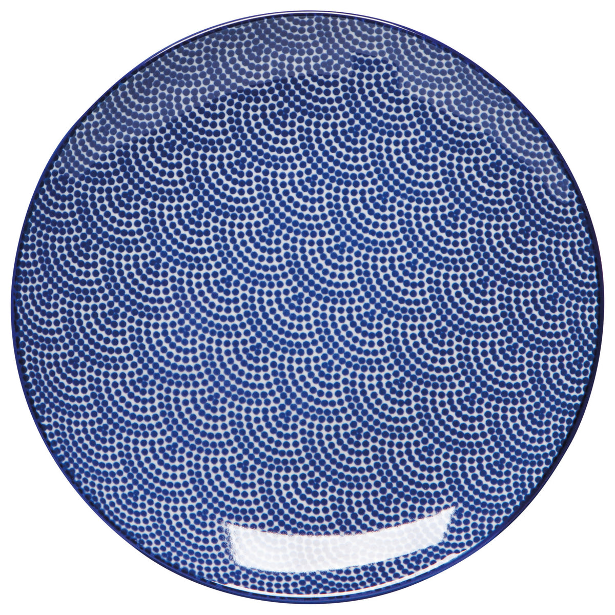 Blue Waves Stamped 6" Appetizer Plate