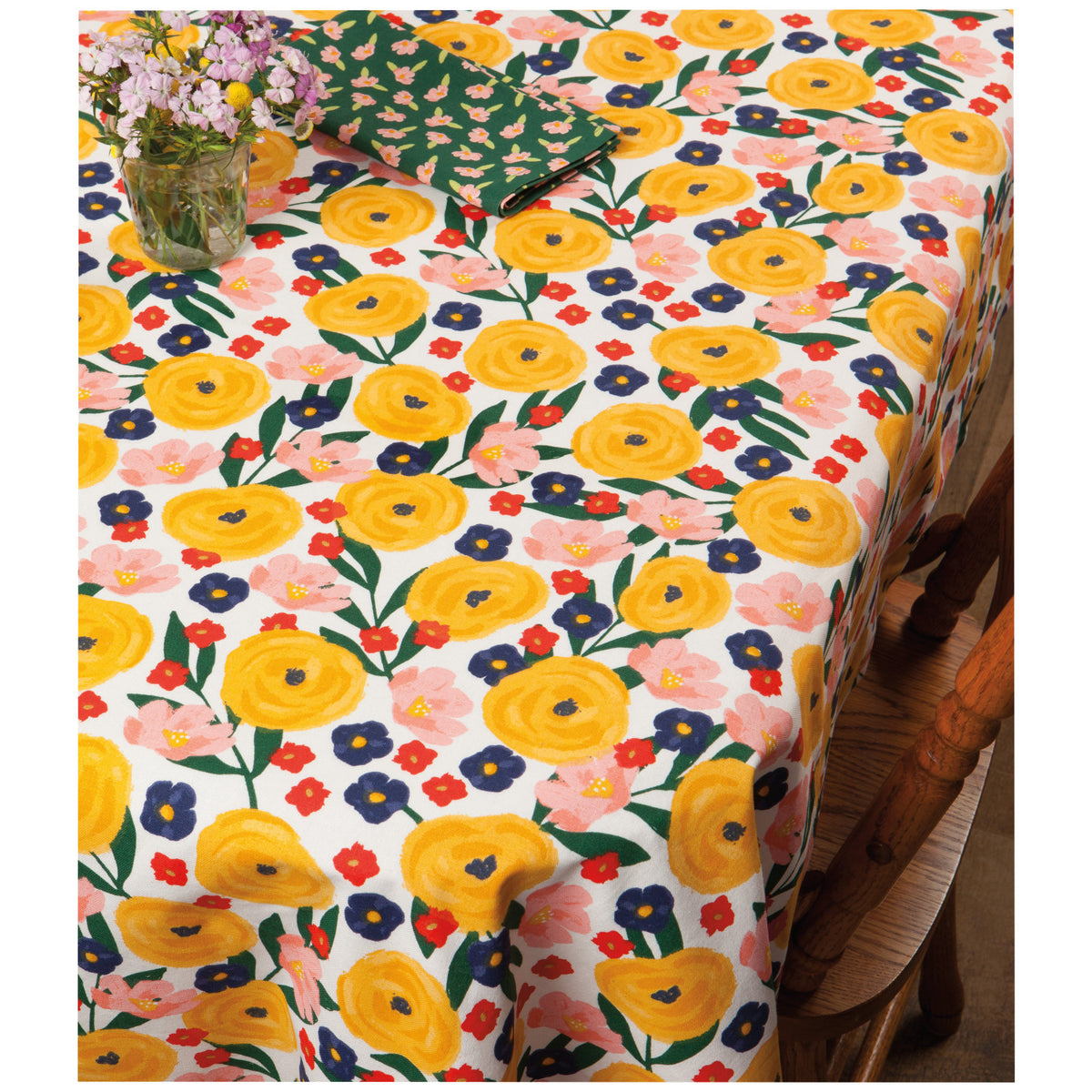 60"x90" Tablecloth Full Bloom