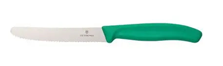 4" Swiss Classic Tomato and Table Knife, Green