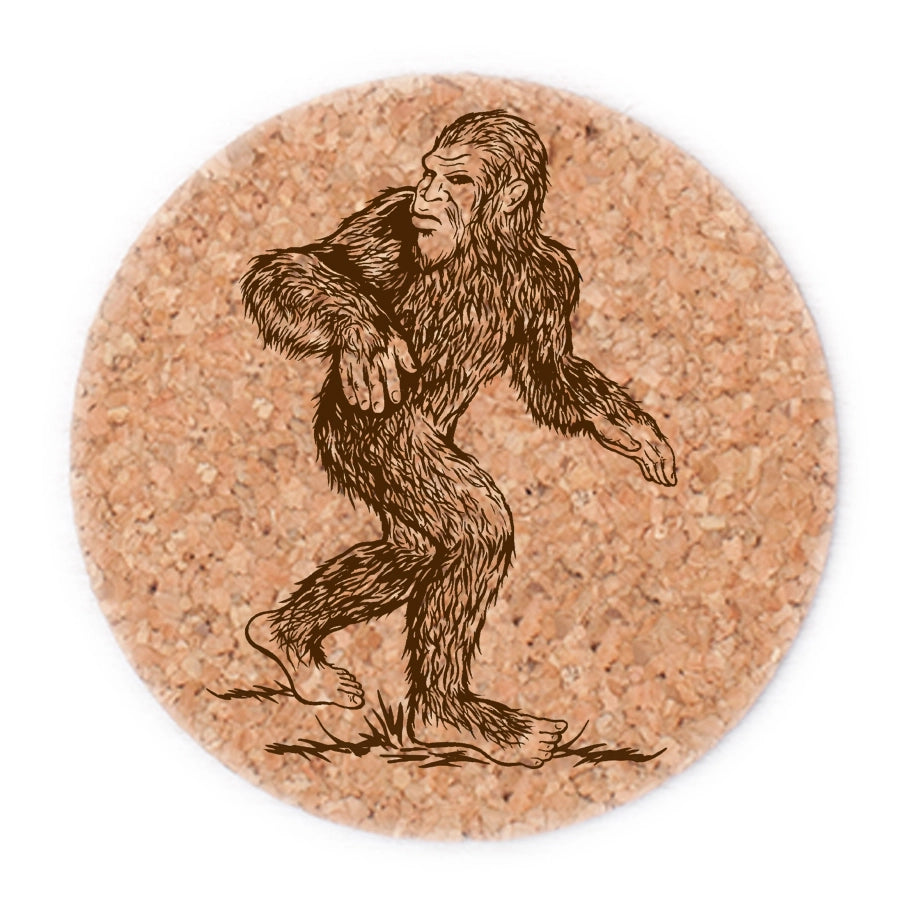 Sasquatch Cork Coasters